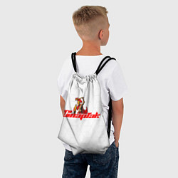 Рюкзак-мешок Гладиатор Красно-белый, цвет: 3D-принт — фото 2