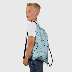 Рюкзак-мешок Чайки паттерн, цвет: 3D-принт — фото 2