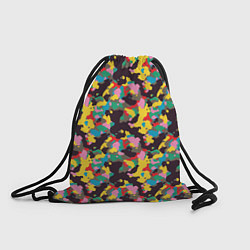 Рюкзак-мешок Модный военный камуфляж, цвет: 3D-принт