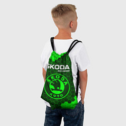 Рюкзак-мешок SKODA Autosport - Графика, цвет: 3D-принт — фото 2