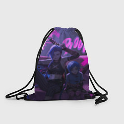 Рюкзак-мешок Джинкс Паудер - Jinx Powder, цвет: 3D-принт