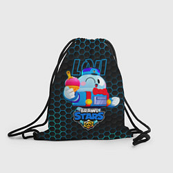 Рюкзак-мешок Лу BRAWL STARS соты, цвет: 3D-принт