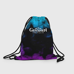 Рюкзак-мешок Genshin Impact Облака, цвет: 3D-принт