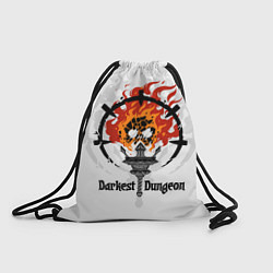 Рюкзак-мешок Darkest Dungeon: skull logo, цвет: 3D-принт