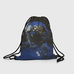 Рюкзак-мешок Ретро Футуризм Cyber, цвет: 3D-принт