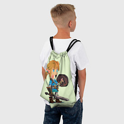 Рюкзак-мешок Милый Линк, цвет: 3D-принт — фото 2