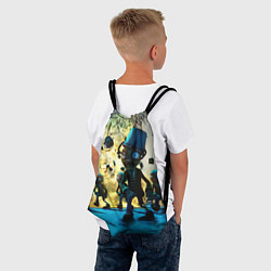 Рюкзак-мешок Plants vs Zombies зомби наступают, цвет: 3D-принт — фото 2