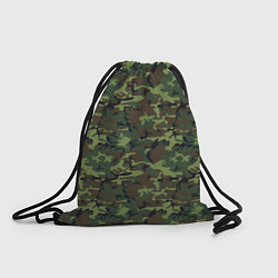 Рюкзак-мешок Камуфляж Нато Вудленд woodland, цвет: 3D-принт