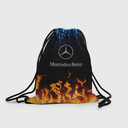 Рюкзак-мешок Mercedes-Benz: Вода и Огонь, цвет: 3D-принт