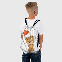 Рюкзак-мешок Мишутка с шариком, цвет: 3D-принт — фото 2