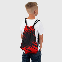 Рюкзак-мешок Красная краска брызги, цвет: 3D-принт — фото 2