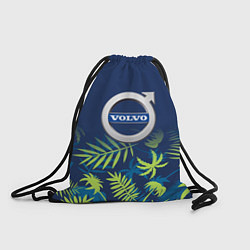 Рюкзак-мешок Volvo Тропические листья, цвет: 3D-принт