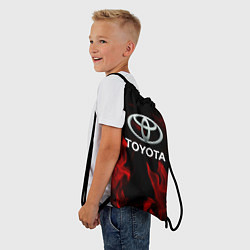 Рюкзак-мешок Toyota Red Fire, цвет: 3D-принт — фото 2
