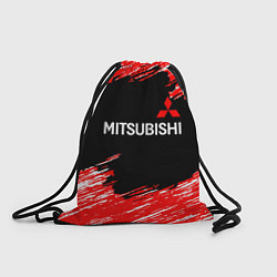 Рюкзак-мешок Mitsubishi размытые штрихи, цвет: 3D-принт