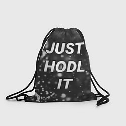 Рюкзак-мешок CRYPTO - JUST HODL IT Частицы, цвет: 3D-принт