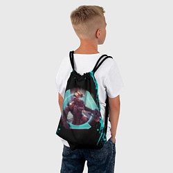 Рюкзак-мешок Айзек Кларк арт, цвет: 3D-принт — фото 2