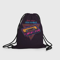 Рюкзак-мешок Ретро Музыка кассета, цвет: 3D-принт