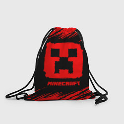 Рюкзак-мешок MINECRAFT - Красный Крипер, цвет: 3D-принт