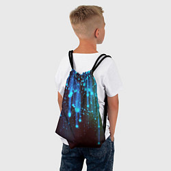 Рюкзак-мешок Звездопад Звёздный дождь, цвет: 3D-принт — фото 2