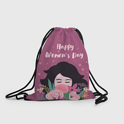 Мешок для обуви Happy Womens Day