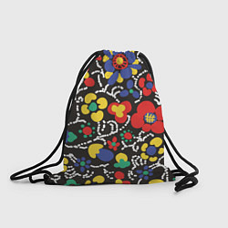 Рюкзак-мешок Узор Цветочный сон, цвет: 3D-принт