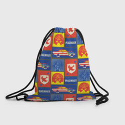 Рюкзак-мешок Миротворец Паттерн, цвет: 3D-принт