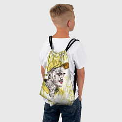 Рюкзак-мешок Lil Peep CryBaby Yellow Лил Пип, цвет: 3D-принт — фото 2