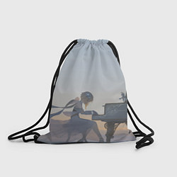 Рюкзак-мешок LUMINE PLAYS PIANO GENSHIN IMPACT, цвет: 3D-принт