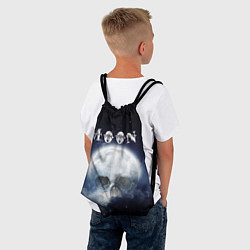 Рюкзак-мешок Moon - череп, цвет: 3D-принт — фото 2