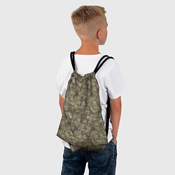 Рюкзак-мешок Вязаный Лесной Камуфляж, цвет: 3D-принт — фото 2