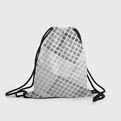Рюкзак-мешок Серая клетка, цвет: 3D-принт