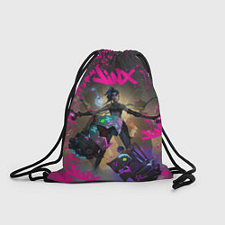 Рюкзак-мешок Jinx v3 Arcane LoL, цвет: 3D-принт
