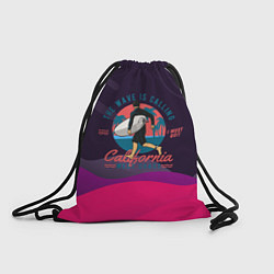 Рюкзак-мешок Серфинг и лето, цвет: 3D-принт