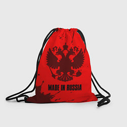 Рюкзак-мешок RUSSIA - ГЕРБ Made In Russia Брызги, цвет: 3D-принт