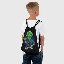 Рюкзак-мешок ALIEN ИНОПЛАНЕТЯНИН, цвет: 3D-принт — фото 2