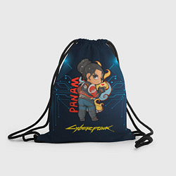 Рюкзак-мешок Маленькая Panam Панам cyberpunk2077, цвет: 3D-принт