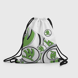 Рюкзак-мешок Skoda Шкода Half Pattern, цвет: 3D-принт