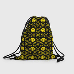 Рюкзак-мешок Nirvana смайлики, цвет: 3D-принт