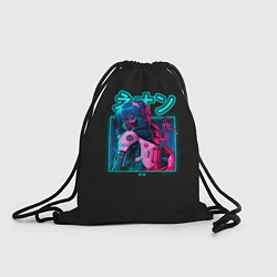 Рюкзак-мешок Евангелион Неоновый Токио, цвет: 3D-принт