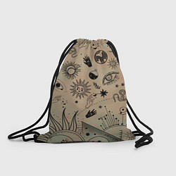 Рюкзак-мешок Эзотерика, цвет: 3D-принт
