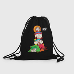 Рюкзак-мешок Южный парк персонажи - South Park, цвет: 3D-принт