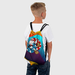 Рюкзак-мешок Cuphead Чашечки, цвет: 3D-принт — фото 2