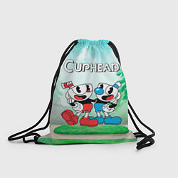 Мешок для обуви Cuphead Красная и синяя чашечка