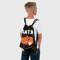 Рюкзак-мешок Катя - ЛИСИЧКА - Молнии, цвет: 3D-принт — фото 2