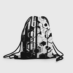 Рюкзак-мешок Шесть граней, цвет: 3D-принт