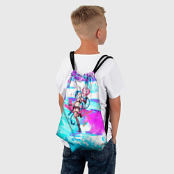 Рюкзак-мешок JINX ДЖИНКС NEON, цвет: 3D-принт — фото 2