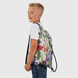 Рюкзак-мешок Цветы Распускающиеся, цвет: 3D-принт — фото 2