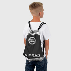 Рюкзак-мешок NISSAN Sport Пламя, цвет: 3D-принт — фото 2