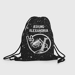 Рюкзак-мешок Asking Alexandria - КОТ - Краска, цвет: 3D-принт