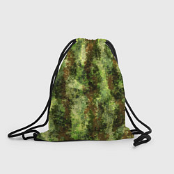 Рюкзак-мешок Пиксельный камуфляж Шерхан Лес, цвет: 3D-принт